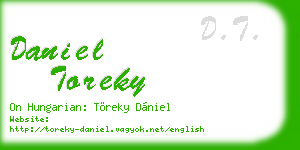 daniel toreky business card