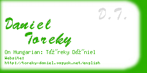 daniel toreky business card